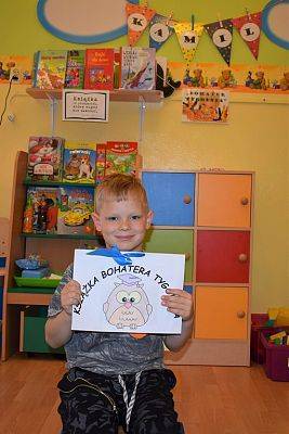 Grafika #6: "Bohater tygodnia" w przedszkolu