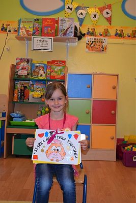 Grafika #7: "Bohater tygodnia" w przedszkolu