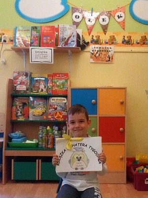 Grafika #8: "Bohater tygodnia" w przedszkolu