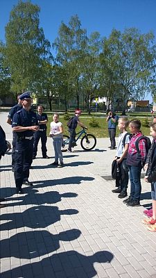 Grafika #4: Egzamin na Kartę Rowerową w KPP Lębork