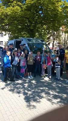 Grafika #8: Egzamin na Kartę Rowerową w KPP Lębork