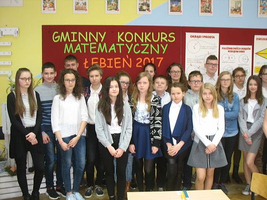 Grafika #4: GMINNY KONKURS MATEMATYCZNY DRUŻYN