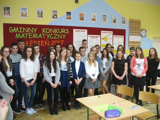 Grafika #5: GMINNY KONKURS MATEMATYCZNY DRUŻYN