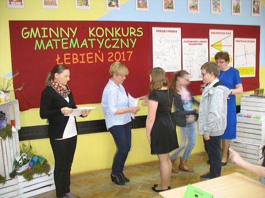 Grafika #15: GMINNY KONKURS MATEMATYCZNY DRUŻYN