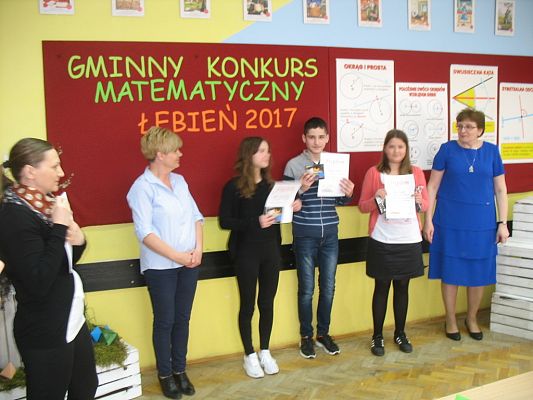 Grafika #17: GMINNY KONKURS MATEMATYCZNY DRUŻYN
