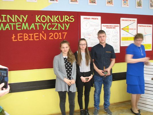 Grafika #25: GMINNY KONKURS MATEMATYCZNY DRUŻYN