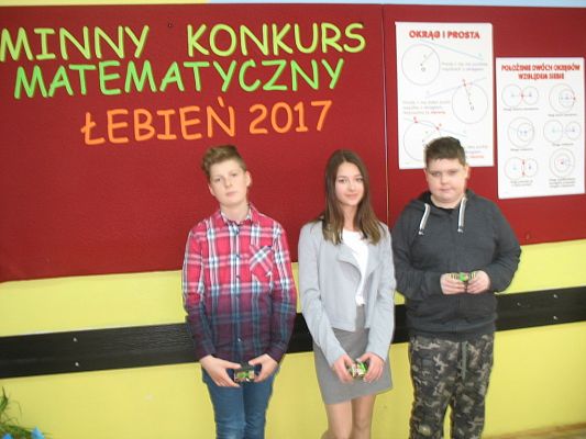 Grafika #30: GMINNY KONKURS MATEMATYCZNY DRUŻYN