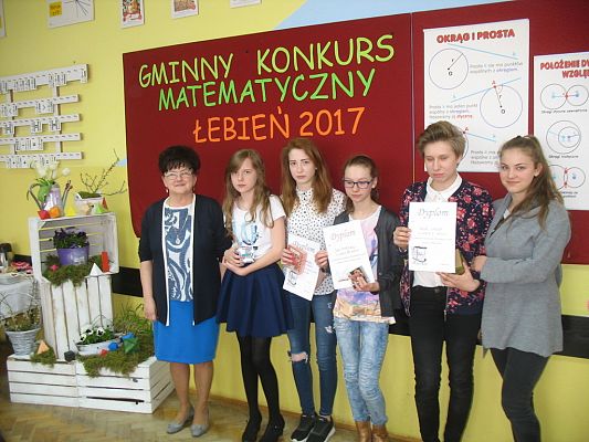 Grafika #33: GMINNY KONKURS MATEMATYCZNY DRUŻYN