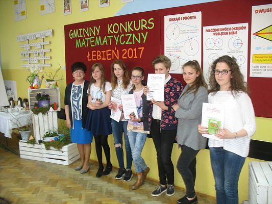 Grafika #34: GMINNY KONKURS MATEMATYCZNY DRUŻYN
