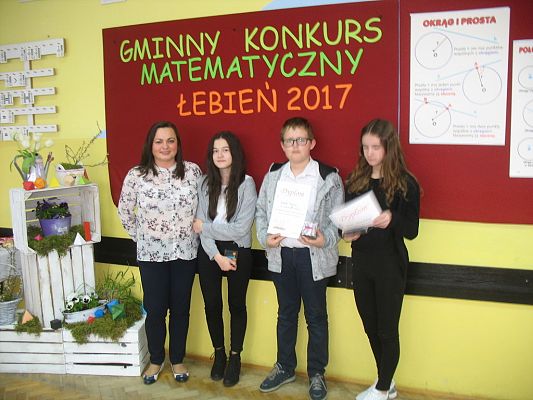 Grafika #35: GMINNY KONKURS MATEMATYCZNY DRUŻYN