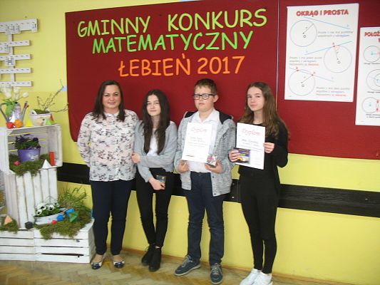 Grafika #36: GMINNY KONKURS MATEMATYCZNY DRUŻYN