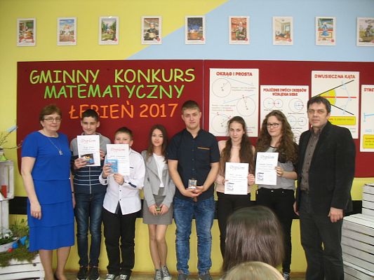 Grafika #37: GMINNY KONKURS MATEMATYCZNY DRUŻYN