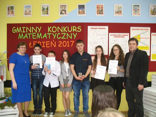Grafika #38: GMINNY KONKURS MATEMATYCZNY DRUŻYN