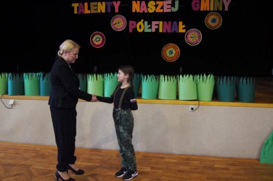 Grafika #3: Nasza uczennica w "Talentach Gminy Wicko"