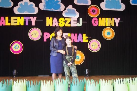 Grafika #4: Nasza uczennica w "Talentach Gminy Wicko"