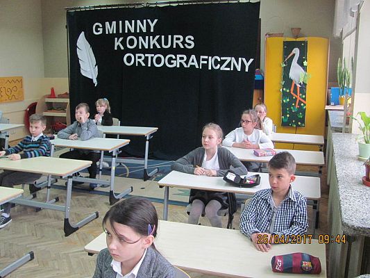 Grafika #2: Gminny Konkurs Ortograficzny