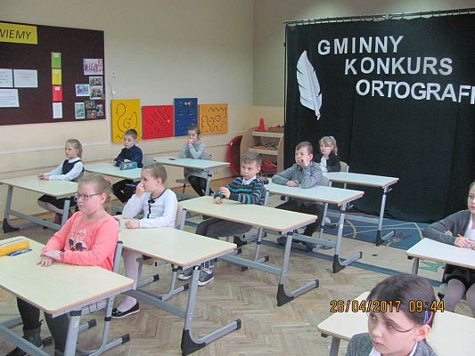 Grafika #3: Gminny Konkurs Ortograficzny