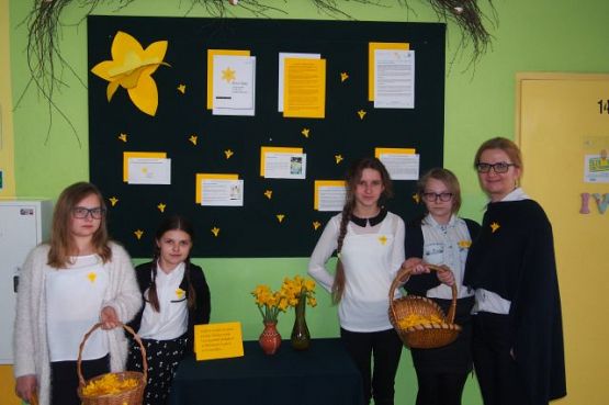 Grafika #2: Akcja społeczno- edukacyjna "Żonkile" w naszej szkole