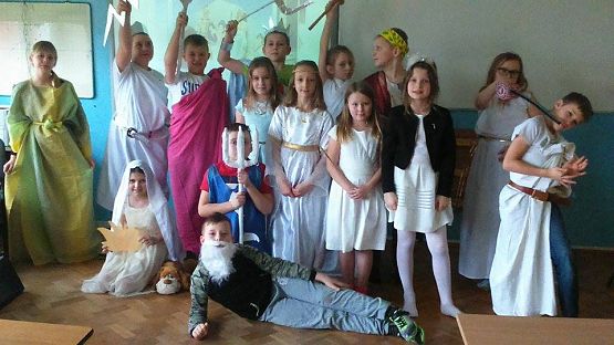 Grafika #6: Klasa IV na Górze Olimp