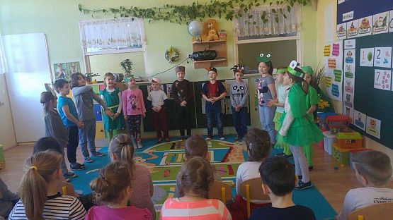 Grafika #14: Wiosna w przedszkolu