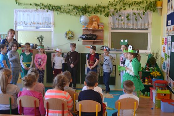 Grafika #0: Wiosna w przedszkolu