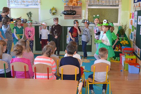 Grafika #2: Wiosna w przedszkolu