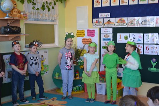 Grafika #4: Wiosna w przedszkolu