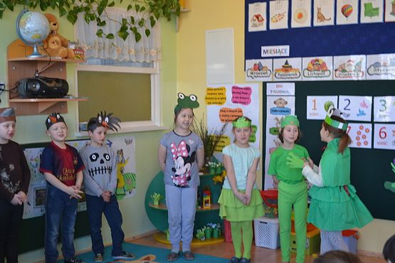 Grafika #5: Wiosna w przedszkolu