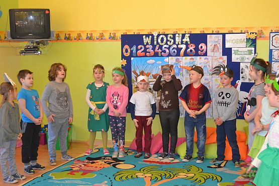 Grafika #8: Wiosna w przedszkolu