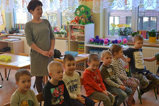 Grafika #10: Wiosna w przedszkolu