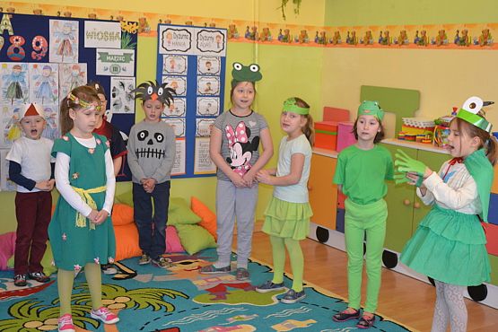 Grafika #11: Wiosna w przedszkolu