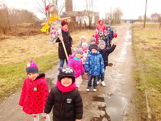 Grafika #0: Przedszkolaki witają wiosnę!