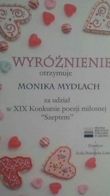 Grafika #4: Sukces poetycki naszej gimnazjalistki!