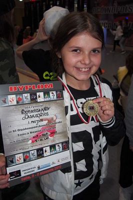 Grafika #3: Taneczny sukces naszej uczennicy- Dobrusi Laskiewicz