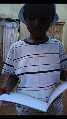 Grafika #0: Podziękowanie od Juliusa, sześcioletniego chłopca z Tanzanii.