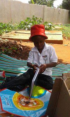 Grafika #2: Podziękowanie od Juliusa, sześcioletniego chłopca z Tanzanii.