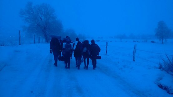 Grafika #2: Harcerskie przyrzeczenie i noc w zaprzyjaźnionej szkole w Garczegorzu