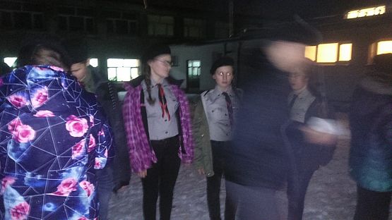 Grafika #10: Harcerskie przyrzeczenie i noc w zaprzyjaźnionej szkole w Garczegorzu