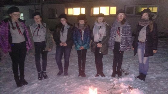 Grafika #26: Harcerskie przyrzeczenie i noc w zaprzyjaźnionej szkole w Garczegorzu