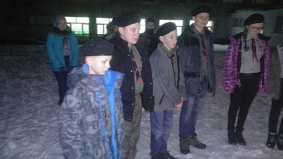 Grafika #27: Harcerskie przyrzeczenie i noc w zaprzyjaźnionej szkole w Garczegorzu