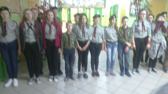 Grafika #30: Harcerskie przyrzeczenie i noc w zaprzyjaźnionej szkole w Garczegorzu