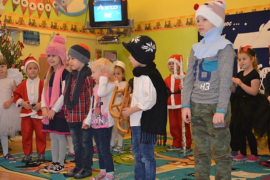 Grafika #2: Spotkanie gwiazdkowe w przedszkolu