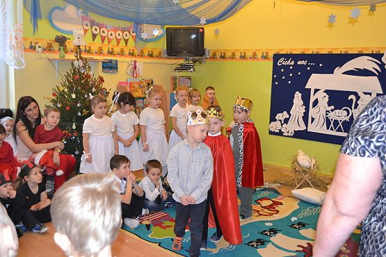 Grafika #26: Spotkanie gwiazdkowe w przedszkolu