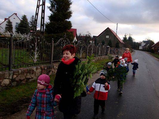 Grafika #2: Mikołajki w przedszkolu