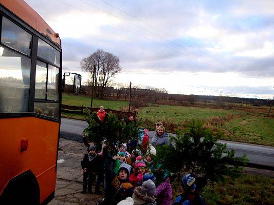 Grafika #3: Mikołajki w przedszkolu