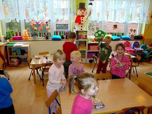 Grafika #5: Mikołajki w przedszkolu