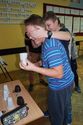 Grafika #7: Andrzejki w klasie I b gimnazjum