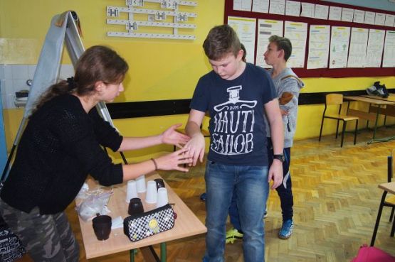 Grafika #8: Andrzejki w klasie I b gimnazjum