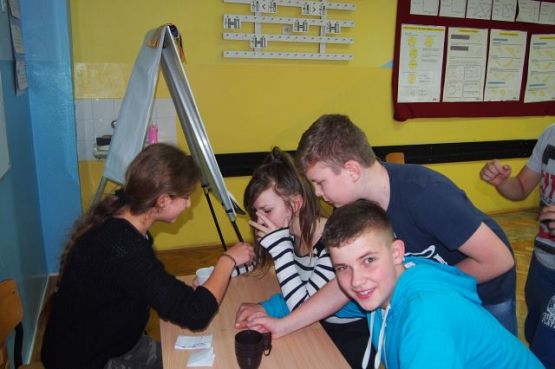 Grafika #11: Andrzejki w klasie I b gimnazjum