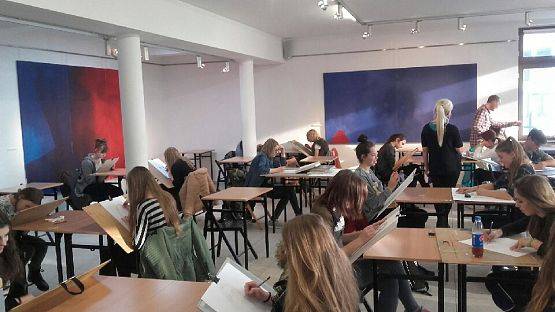 Grafika #0: Żywa lekcja plastyki w Zespole Szkół Plastycznych w Gdyni